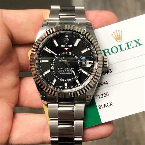 rolex sky-dweller black face for sale|rolex sky dweller in stock.